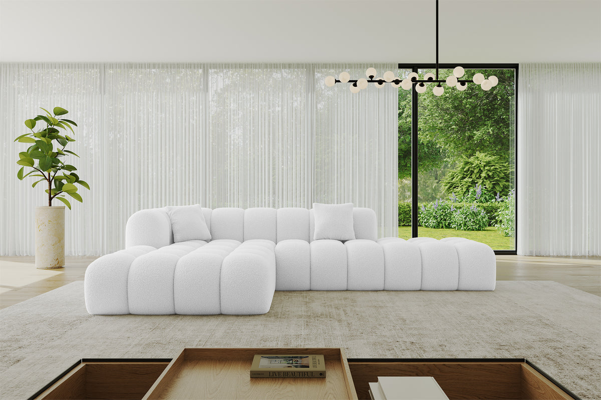 Ecksofa OLEA-L2 Bouclé