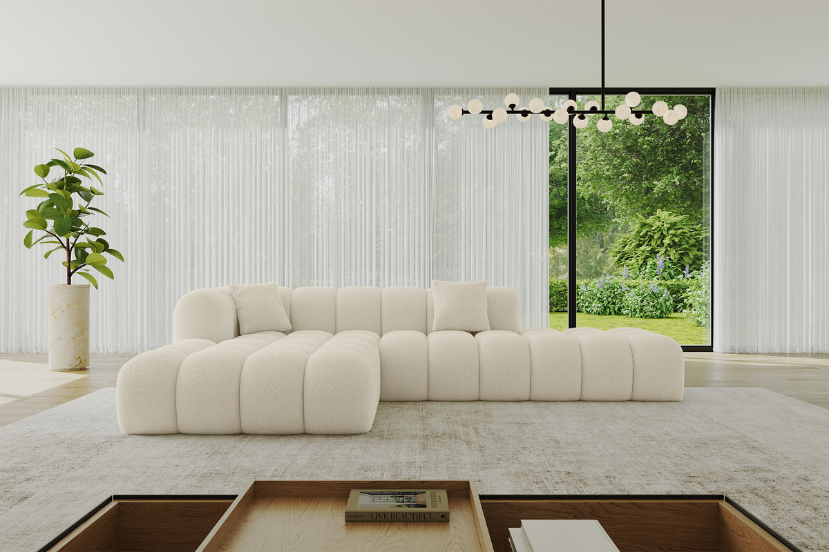 Ecksofa OLEA-L2 Bouclé