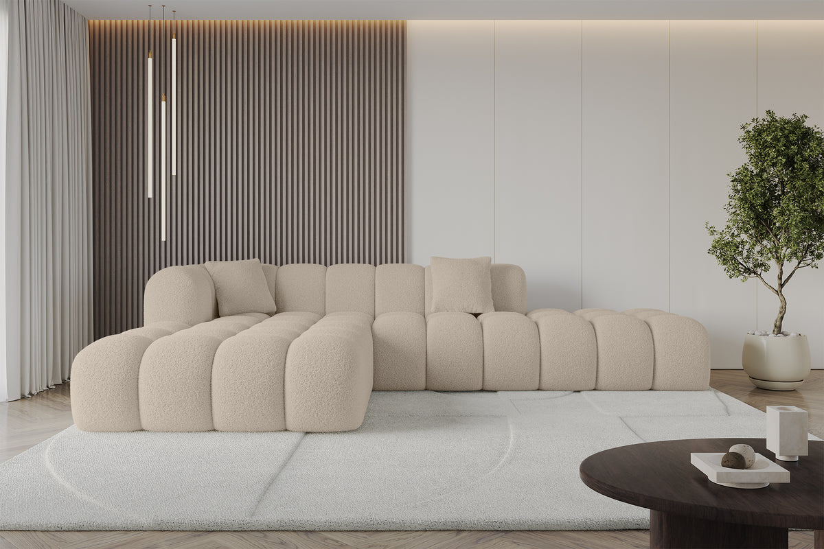 Ecksofa OLEA-L2 Bouclé