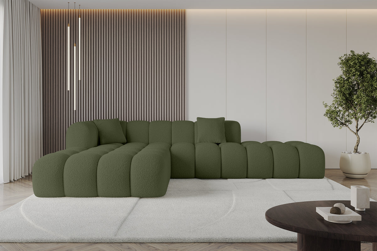 Ecksofa OLEA-L2 Bouclé