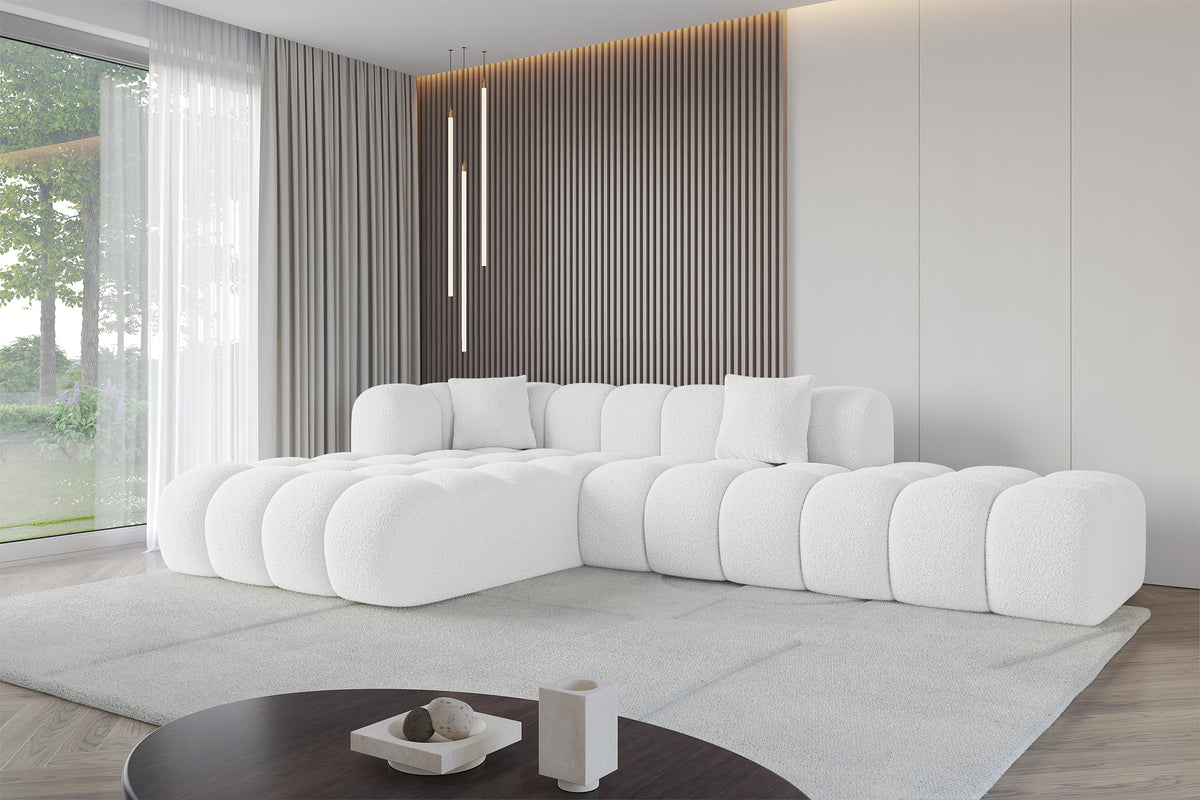 Ecksofa OLEA-L2 Bouclé