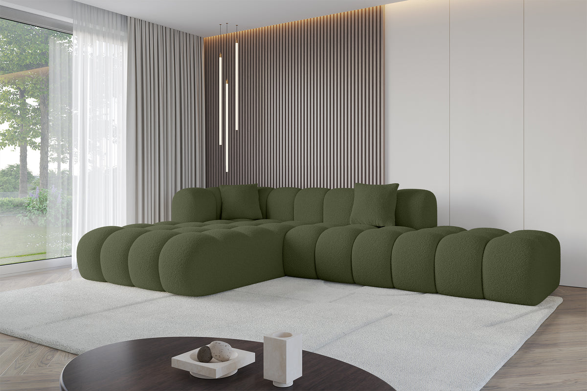 Ecksofa OLEA-L2 Bouclé