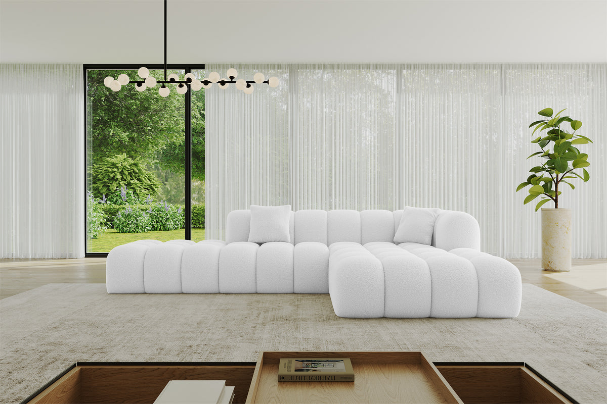 Ecksofa OLEA-L2 Bouclé