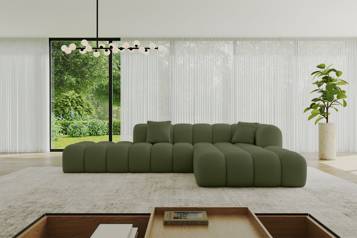 Ecksofa OLEA-L2 Bouclé