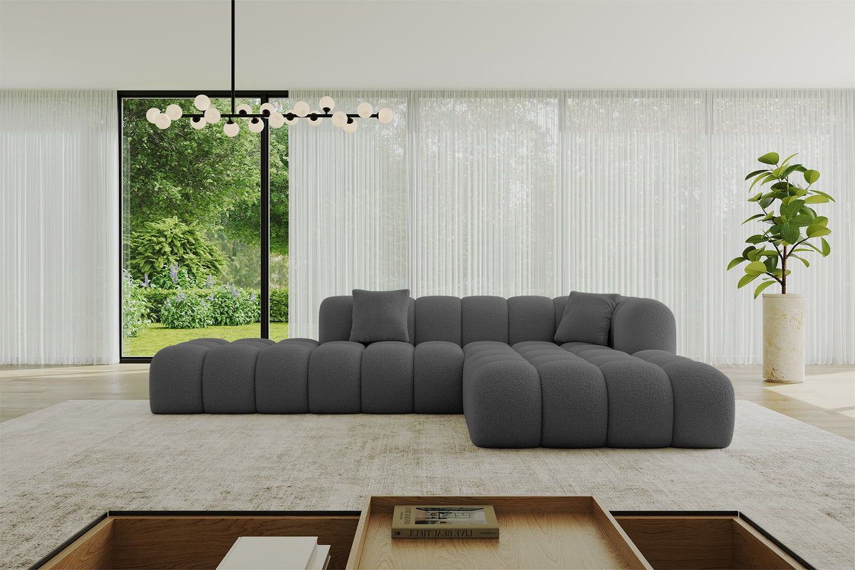 Ecksofa OLEA-L2 Bouclé