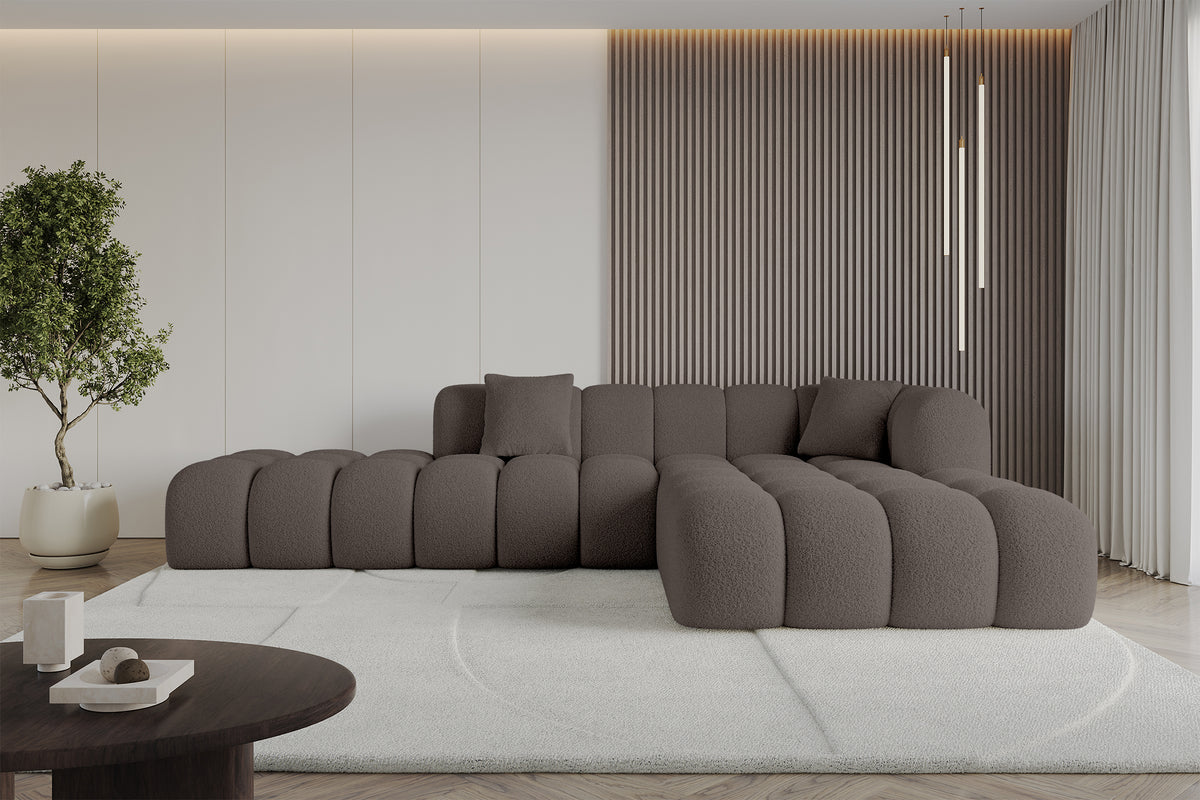Ecksofa OLEA-L2 Bouclé