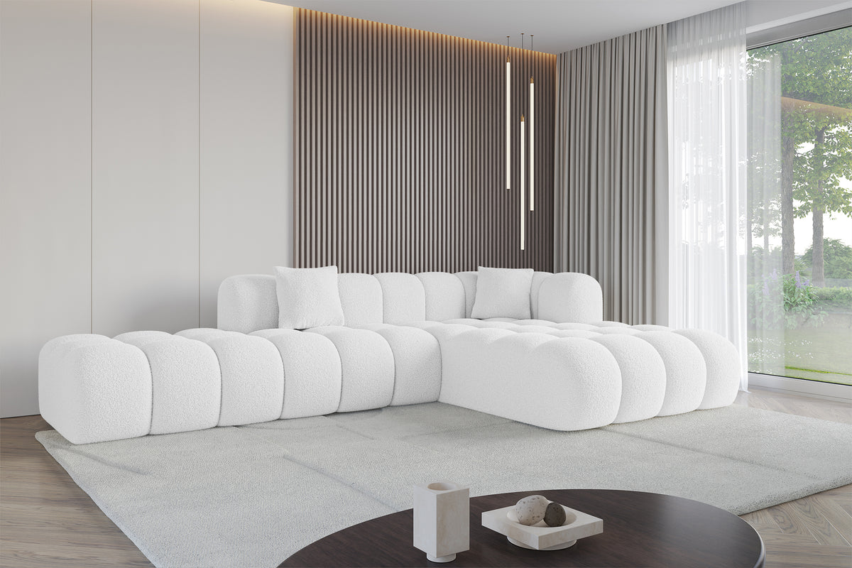 Ecksofa OLEA-L2 Bouclé