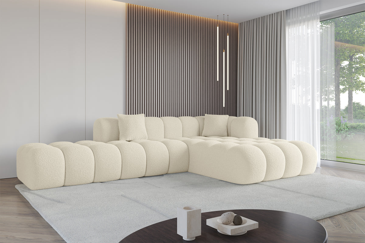 Ecksofa OLEA-L2 Bouclé