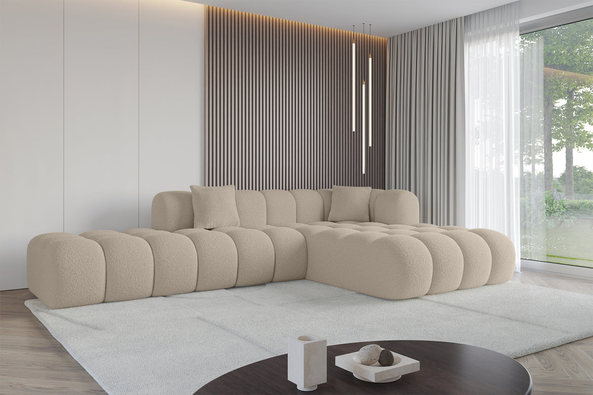 Ecksofa OLEA-L2 Bouclé