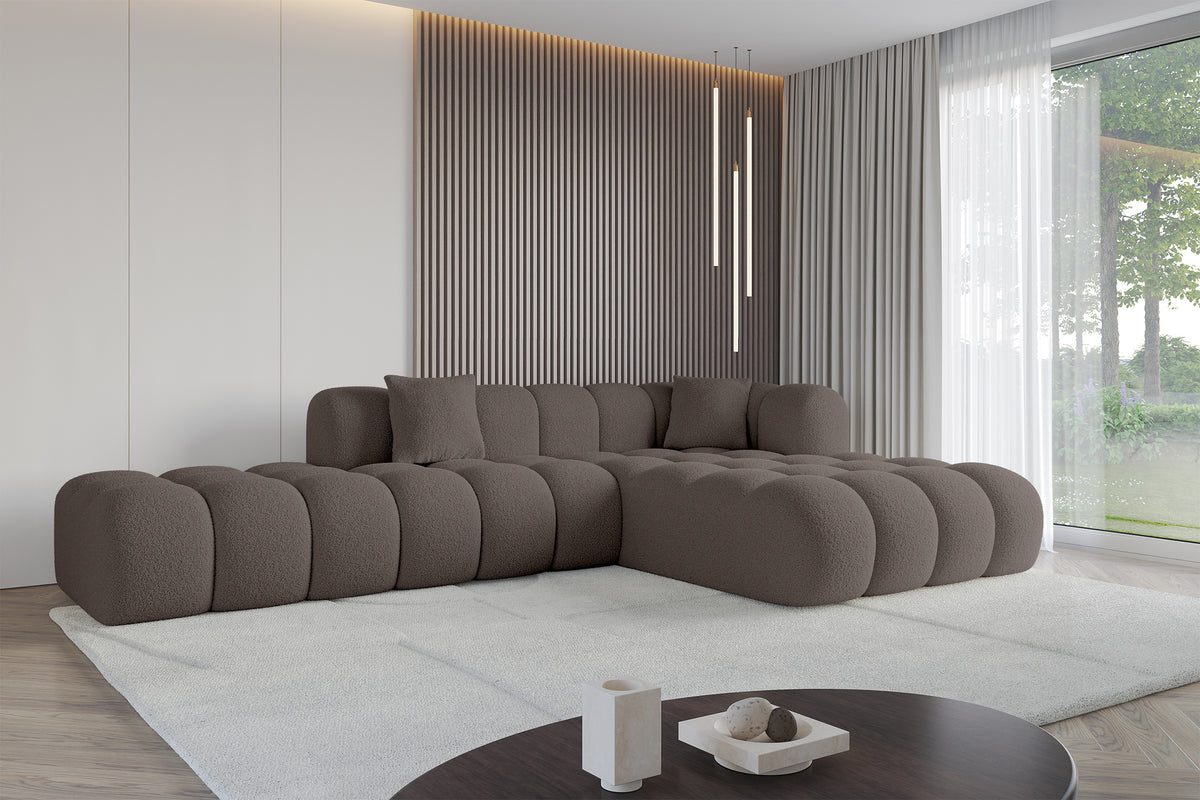 Ecksofa OLEA-L2 Bouclé