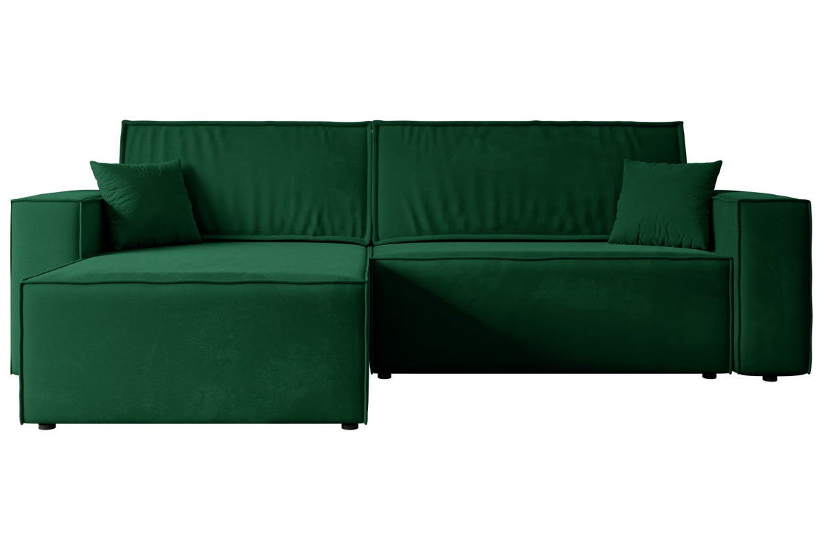 Ecksofa CELTIC-XL Samt, Grün - Kronos 19 / Universell / Mit Schlaffunktion