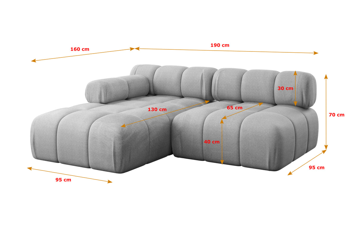Ecksofa RAZON-L1 Samt
