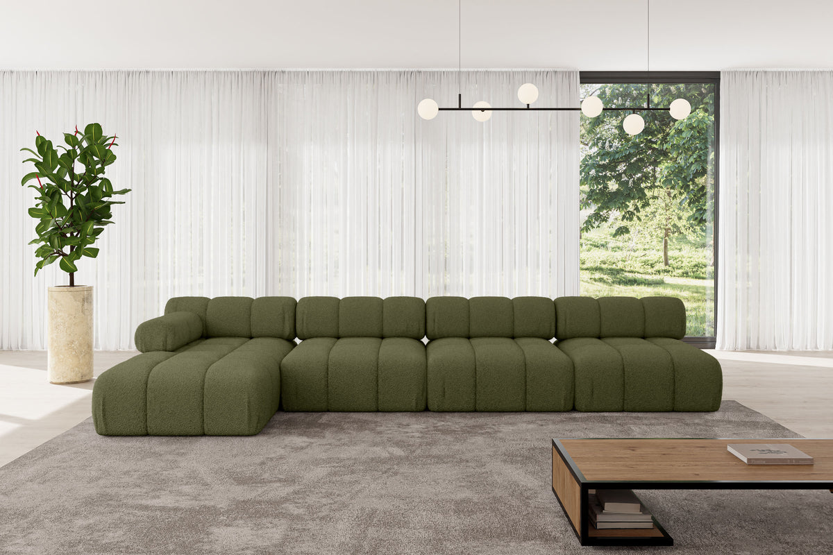 Ecksofa RAZON-L3 Bouclé