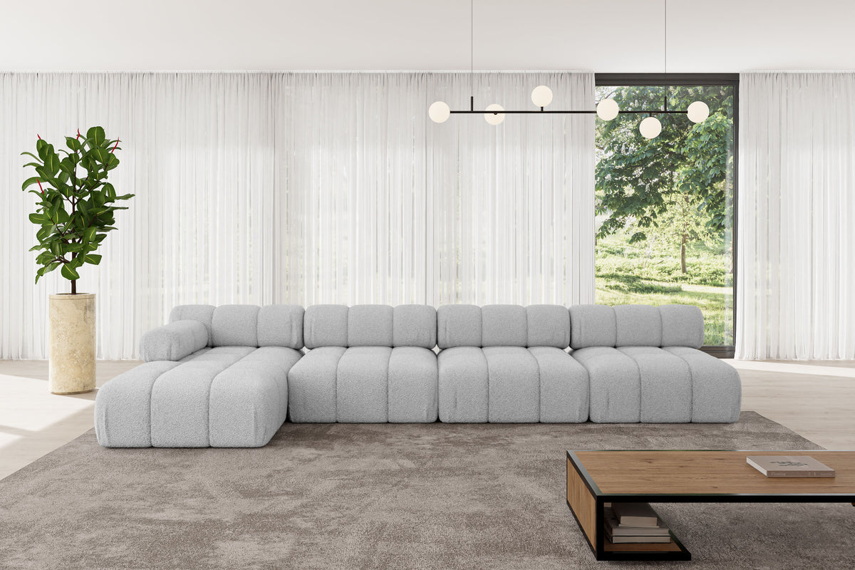 Ecksofa RAZON-L3 Bouclé