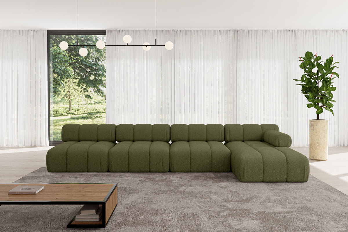 Ecksofa RAZON-L3 Bouclé