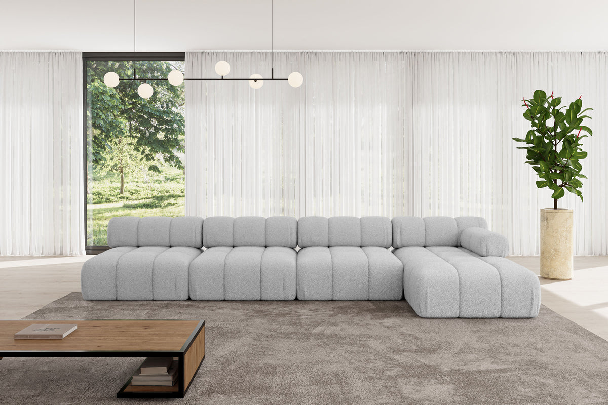 Ecksofa RAZON-L3 Bouclé