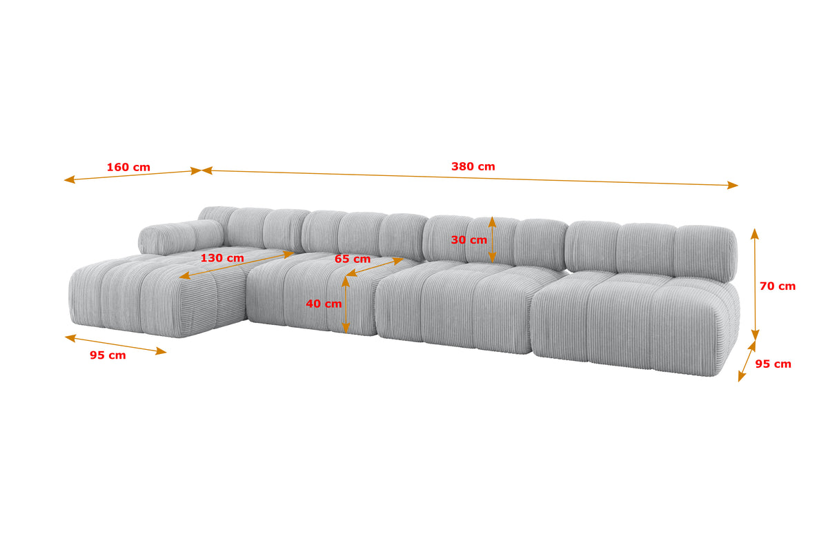 Ecksofa RAZON-L3 Cord