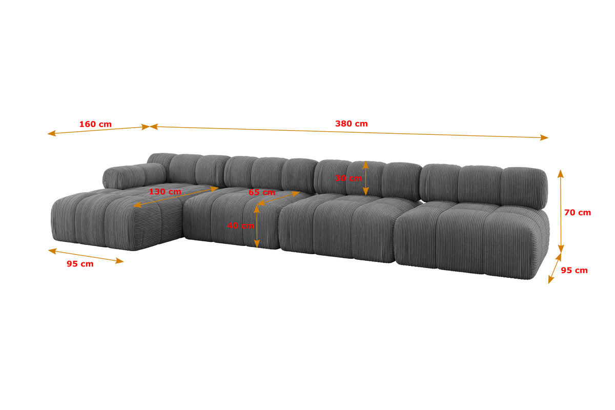 Ecksofa RAZON-L3 Cord