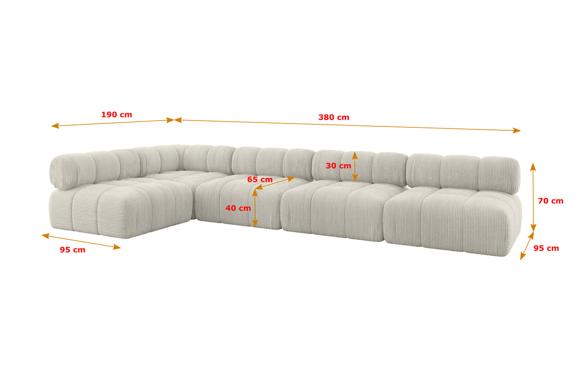 Ecksofa SAMARO-L3 Cord