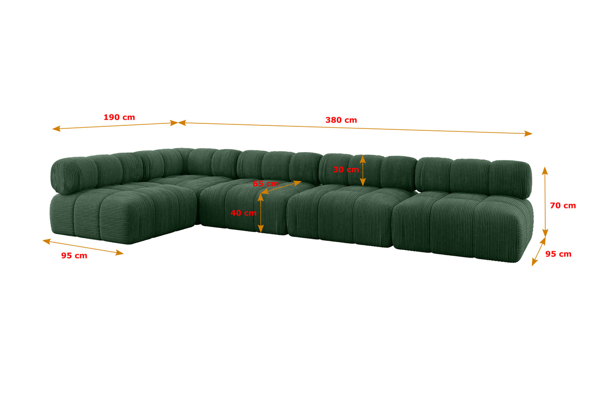 Ecksofa SAMARO-L3 Cord