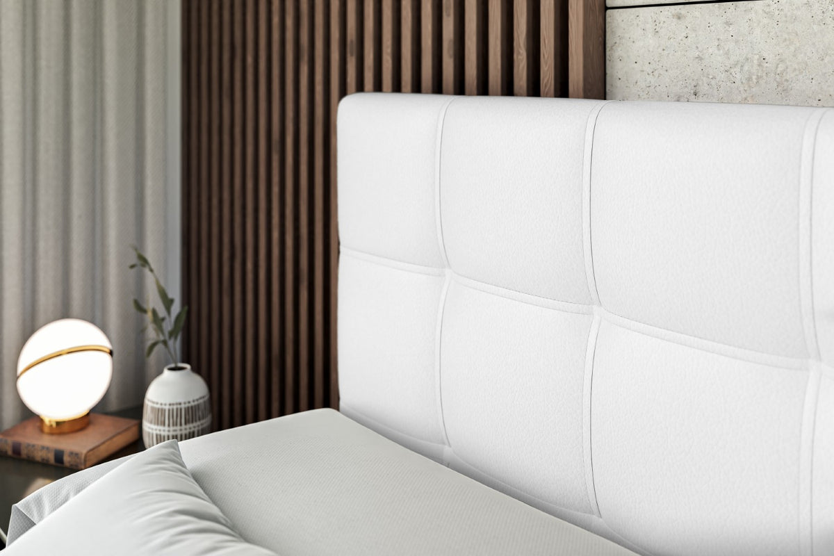 Łóżko boxspring MARCE ekoskóra