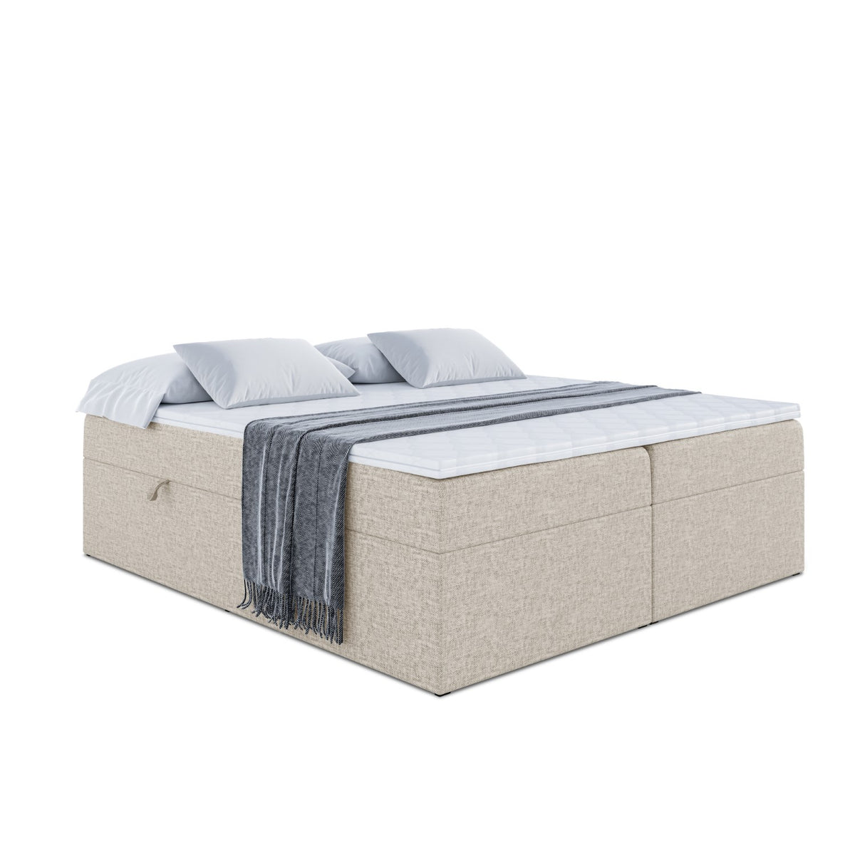 Boxbett MARCE-BW, Beige - Inari 22 / 140x200 cm / H4