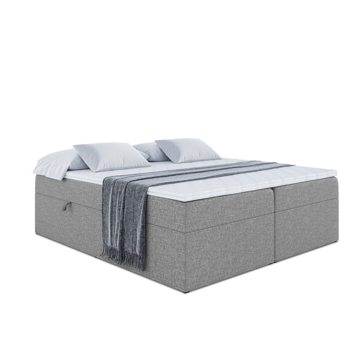 Boxbett MARCE-BW, Grau - Inari 91 / 140x200 cm / H4