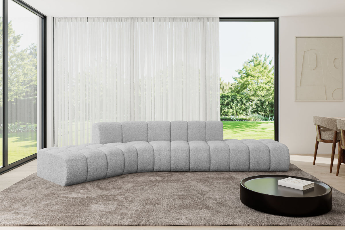 Ecksofa SOLVEN-L1 Bouclé