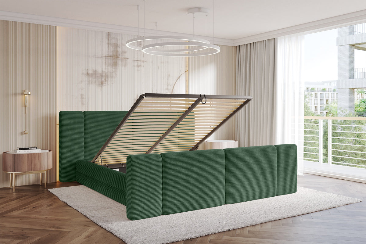 Łóżko tapicerowane TEVO-Z sztruks