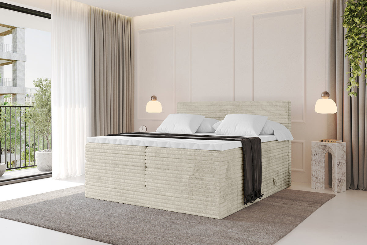 Boxspringbett TOLO KING-v1 Cord