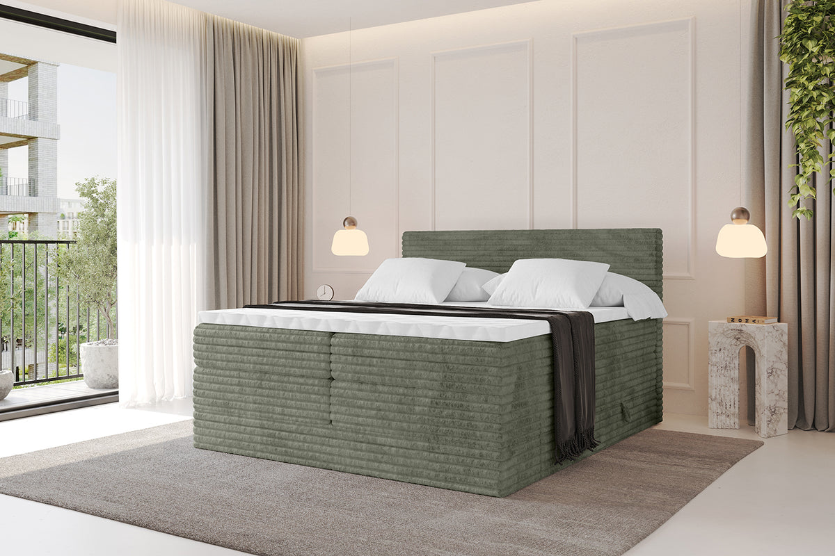 Boxspringbett TOLO KING-v1 Cord