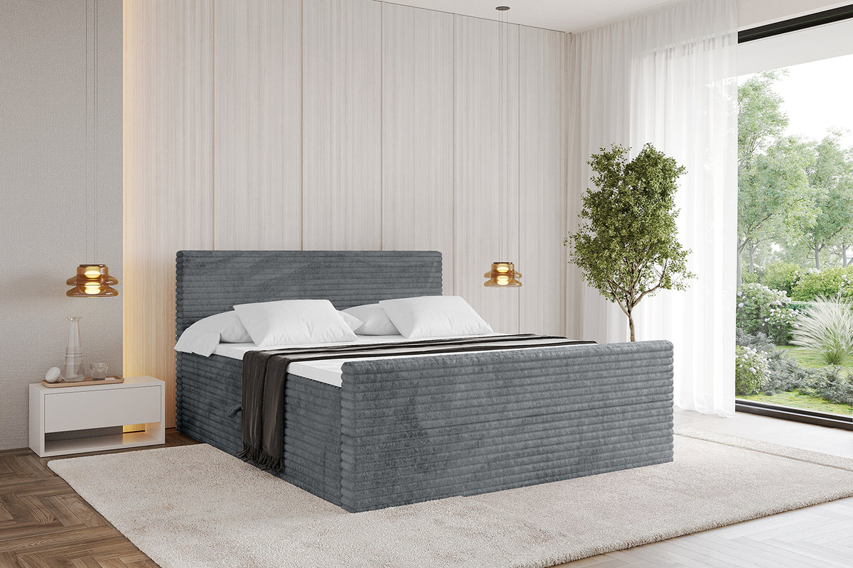 Łóżko boxspring TOLO-Z-v1 sztruks