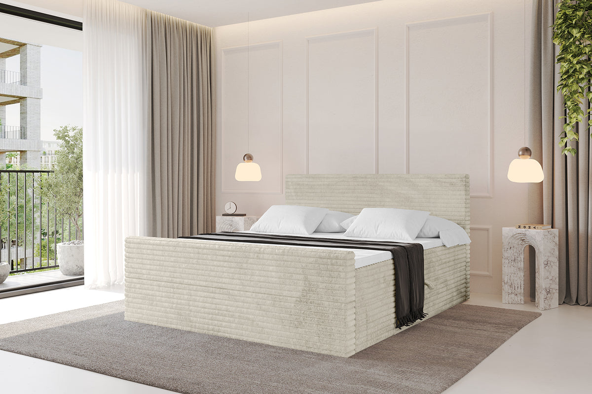 Łóżko boxspring TOLO-Z-v1 sztruks
