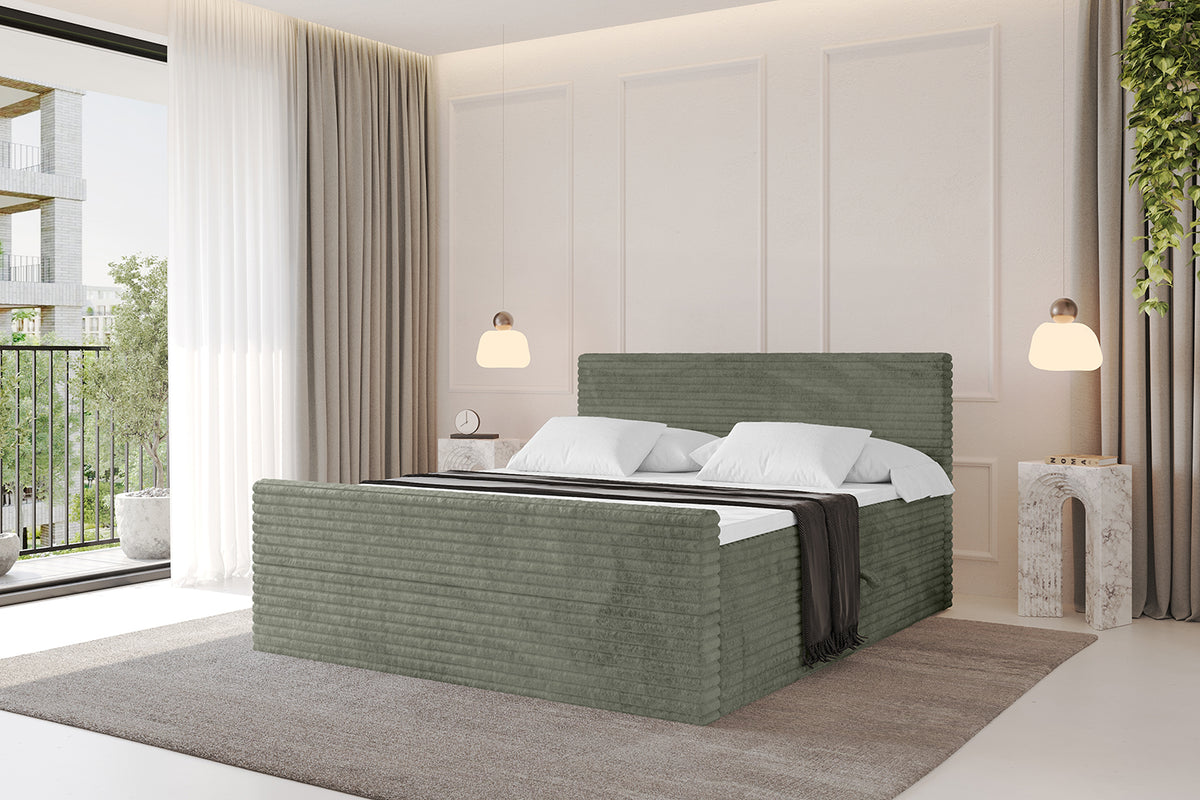 Łóżko boxspring TOLO-Z-v1 sztruks