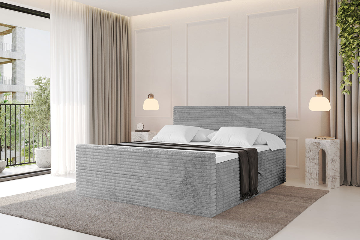 Łóżko boxspring TOLO-Z-v1 sztruks