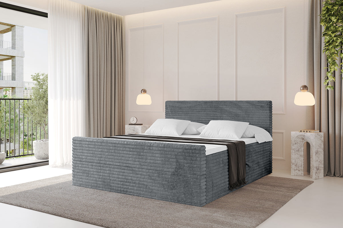 Łóżko boxspring TOLO-Z-v1 sztruks