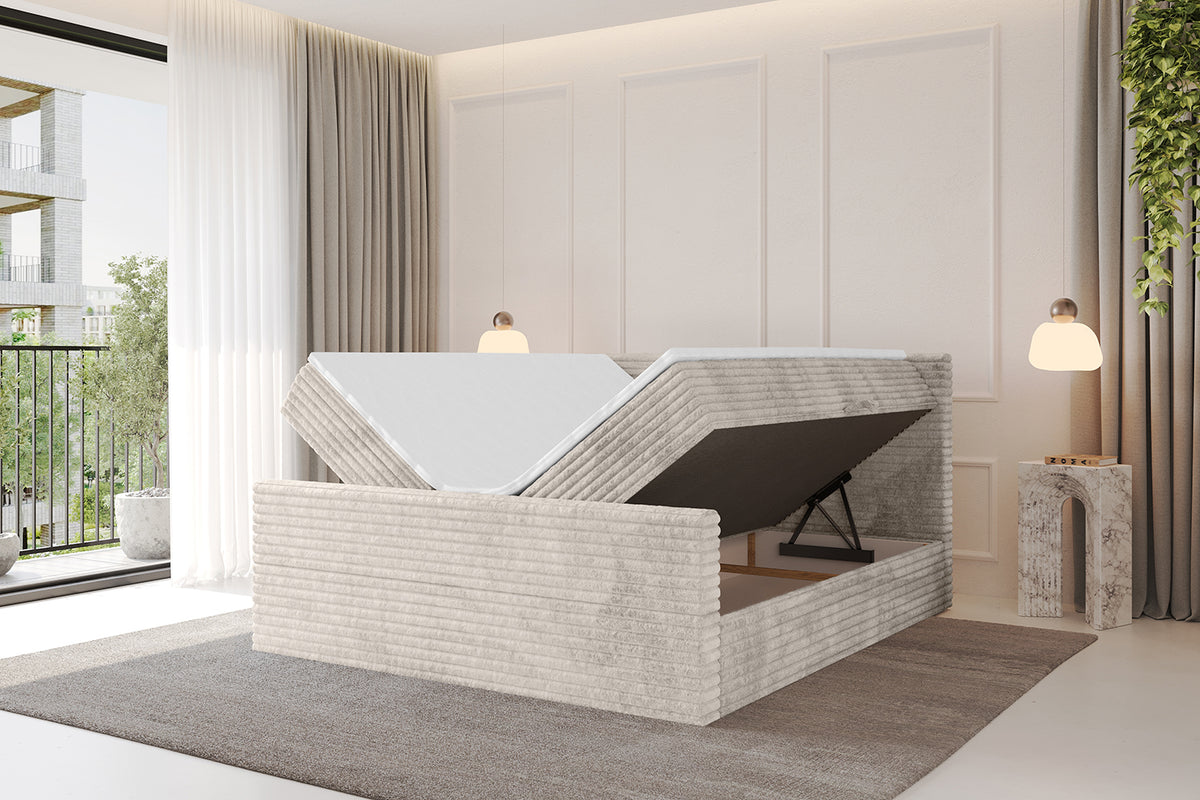 Łóżko boxspring TOLO-Z-v1 sztruks