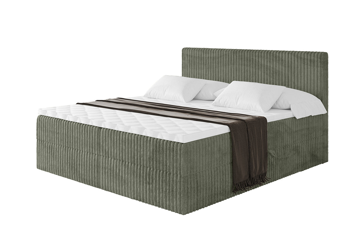 Boxbett TOLO Cord, Olivgrün - Tilia 37 / 120x200 cm / H4