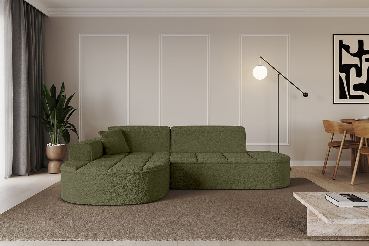 Ecksofa TARO-L1 Bouclé