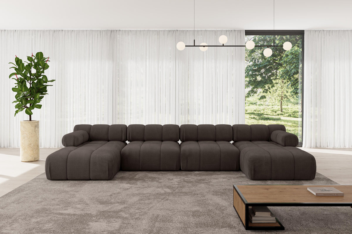 Wohnlandschaft TESSO-U2 Samt