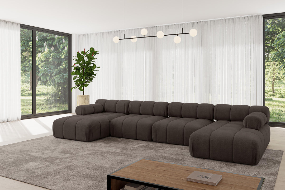 Wohnlandschaft TESSO-U2 Samt