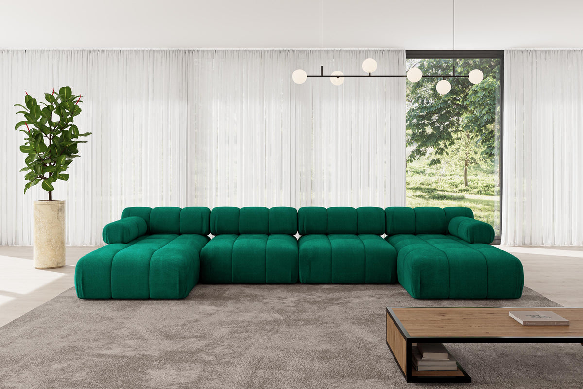 Wohnlandschaft TESSO-U2 Samt