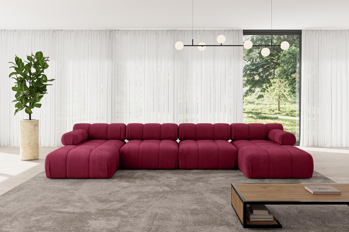 Wohnlandschaft TESSO-U2 Samt