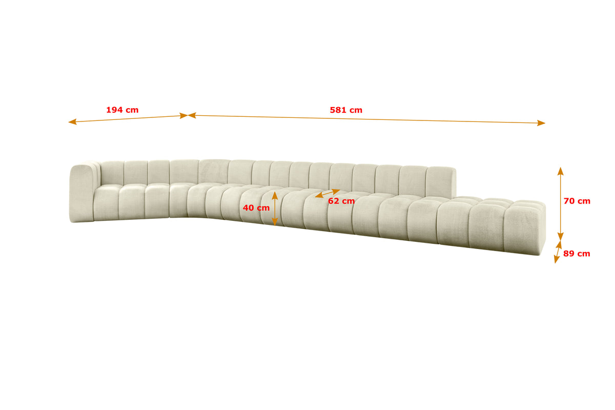 Ecksofa TILMO-L3 Samt