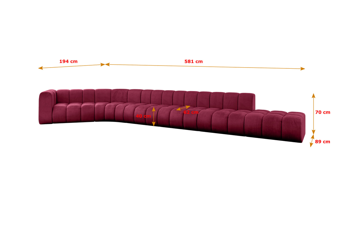 Ecksofa TILMO-L3 Samt