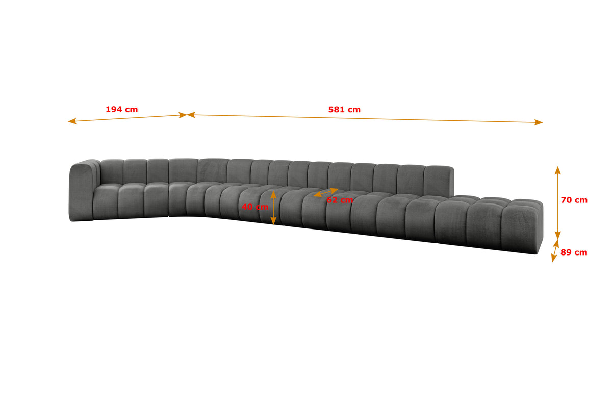 Ecksofa TILMO-L3 Samt