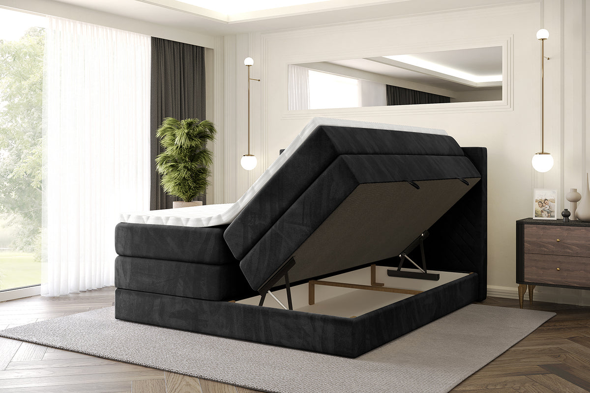 Boxspringbett VEXA KING Samt