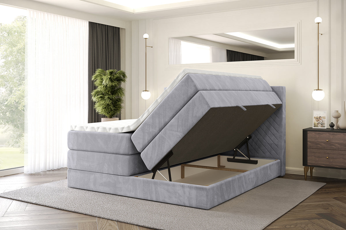 Boxspringbett VEXA KING Samt
