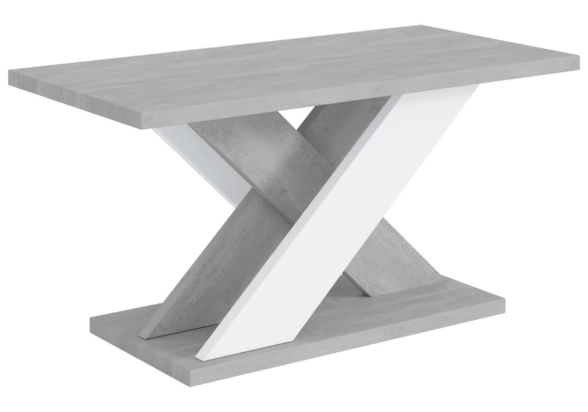 Couchtisch AOX MINI, Betonoptik K350/Weiß