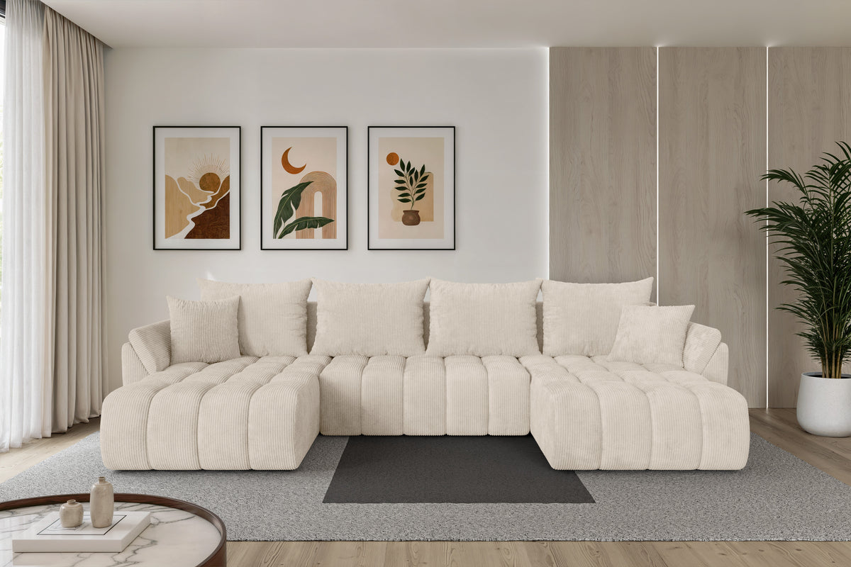 Wohnlandschaft TOKO-U-v1 Cord